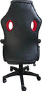 Gamestoel Junior kinderen - bureaustoel - racing gaming stijl - zwart rood