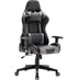 Gamestoel Thomas - bureaustoel racing gaming stijl - zwart grijs