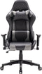 Gamestoel Thomas - bureaustoel racing gaming stijl - zwart grijs