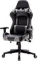 Gamestoel Thomas - bureaustoel racing gaming stijl - zwart grijs