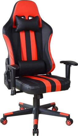 Gamestoel Thomas - bureaustoel racing gaming stijl - zwart rood
