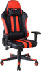 Gamestoel Thomas - bureaustoel racing gaming stijl - zwart rood
