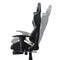 Gamestoel Thomas met voetsteun - bureaustoel racing gaming - ergonomisch - zwart wit