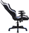 Gamestoel Tornado bureaustoel - ergonomisch verstelbaar - race gaming stoel - zwart blauw