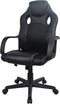 Gamestoel Wouter - bureaustoel - racing gaming stijl - hoogte verstelbaar - zwart