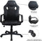Gamestoel Wouter - bureaustoel - racing gaming stijl - hoogte verstelbaar - zwart