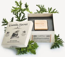 Gamila Secret Soothing Geranium Stuk zeep 115 g 1 stuk(s)