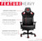 Gaming Chair HP 6KY97AA Black Red/Black