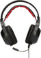 Gaming Headset met Microfoon KSIX Drakkar USB LED Zwart Rood