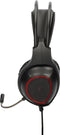 Gaming Headset met Microfoon KSIX Drakkar USB LED Zwart Rood