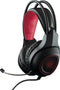 Gaming Headset met Microfoon KSIX Drakkar USB LED Zwart Rood