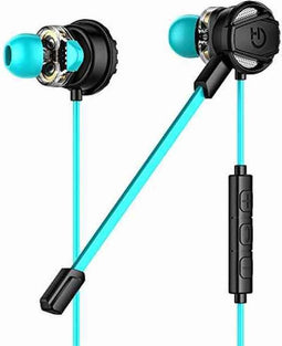 Gaming Headset with Microphone Hiditec GHE010002 (3.5 mm) Black Blue