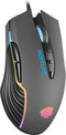 GAMING MUIS FURY HUSTLER 6400DPI RGB BACKLIT OPTISCH MET SOFTWARE ZWART