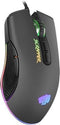 GAMING MUIS FURY SCRAPPER 6400DPI RGB BACKLIT OPTISCH MET SOFTWARE ZWART