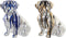 Decoratieve figuren DKD Home Decor Hars Hond Modern (19 x 11,5 x 18,5 cm) (2 Stuks)