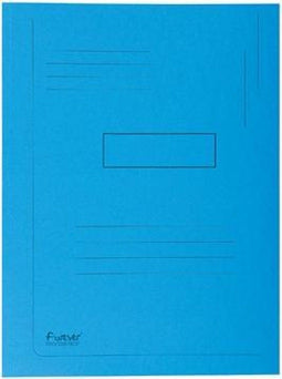 DOSSIERMAP EXACOMPTA FOREVER 290GR 2KLEPPEN BLAUW