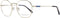 Gant GA3256 53030 bril zonder sterke - Heren - Goudkleurig