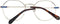 Gant GA3256 53030 bril zonder sterke - Heren - Goudkleurig