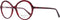 Gant GA4148 54068 bril zonder sterke - Dames - Rood