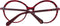 Gant GA4148 54068 bril zonder sterke - Dames - Rood