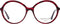 Gant GA4148 54068 bril zonder sterke - Dames - Rood