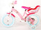 Volare Disney Princess - Kinderfiets - 14 inch - Handrem en zijwieltjes - Roze