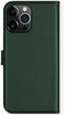 Selencia iPhone 13 Pro - Echt Lederen Bookcase - 3 Pashouders - Groen