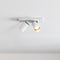 Atmooz - Plafondspots Plafondlamp Nuo 2 - Opbouwspot - 2 lichtbronnen - Wit - Slaapkamer / Woonkamer - Industrieel - Hoogte 12cm - Metaal