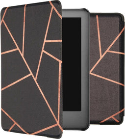 imoshion E-reader Hoesje - Geschikt voor Amazon Kindle 10 - Design Sleepcover Bookcase - Black Graphic