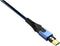 Oehlbach USB Plus Micro - USB 2.0 - 24-karaats vergulde contacten - Blauw Zwart (0,50 m)