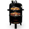 Gardebruk Barbecue Smoker - 3in1 met Ventilatieschuiven – Zwart