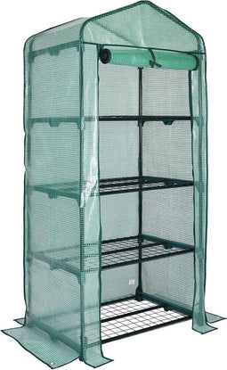 Gardebruk Folie Tuinkas - 69x49x158cm Incl. Grondanker - Groen