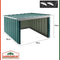 Gardebruk Robotmaaier Garage - Platdak Metaal 89x90x54cm - Groen