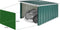 Gardebruk Robotmaaier Garage - Platdak Metaal 89x90x54cm - Groen