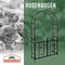 Gardebruk Rozenboog - 225x115x37cm - Weerbestendig Metaal - Zwart