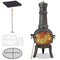 Gardebruk Tuinhaard Chimenea – Gietijzeren 28 kg – Zwart