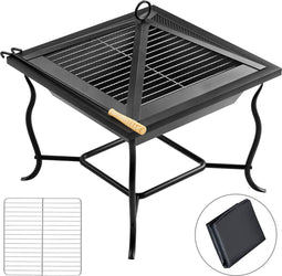 Gardebruk Vuurschaal - Vuurrooster Pook 45x45cm - Zwart