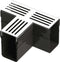 Garden Drain T-stuk aluminium Gardenlux