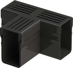 Garden Drain T-stuk zwart