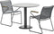 Garden Impressions Antibes dining stoel - teaklook - carbon black/ antraciet