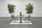 Garden Impressions Antibes dining stoel - teaklook - carbon black/ antraciet