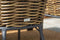 Garden Impressions Bali dining fauteuil - carbon black - natural rotan - desert sand