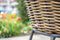 Garden Impressions Bali dining fauteuil - carbon black - natural rotan - desert sand