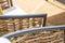 Garden Impressions Bali dining fauteuil - carbon black - natural rotan - desert sand