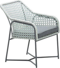 Garden Impressions Bellevue dining fauteuil - donker grijs/mint groen/grijs