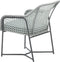 Garden Impressions Bellevue dining fauteuil - donker grijs/mint groen/grijs