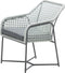 Garden Impressions Bellevue dining fauteuil - donker grijs/mint groen/grijs
