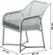 Garden Impressions Bellevue dining fauteuil - donker grijs/mint groen/grijs