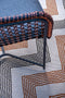 Garden Impressions Bellevue dining fauteuil donker grijs/oranje/grijs