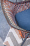 Garden Impressions Bellevue dining fauteuil donker grijs/oranje/grijs